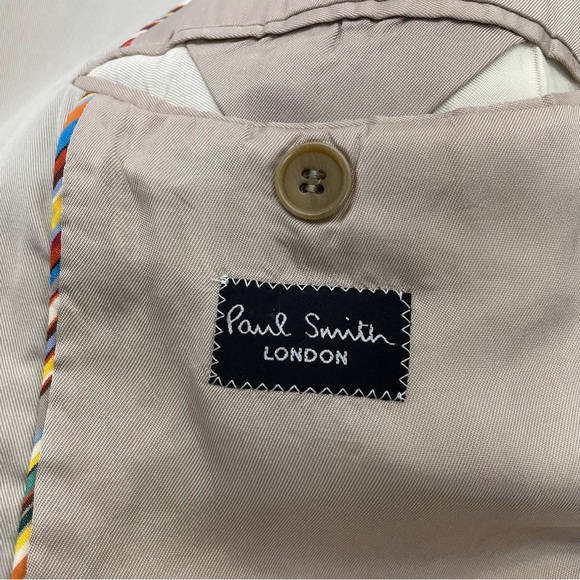 Paul Smith Made in Italy Sport Coat Jacket 42 Tan - Picture 6 of 11